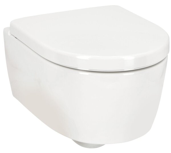 Geberit iCon Závěsné WC se sedátkem XS, 33 × 35,5 × 49 cm, bez splachovacího kruhu