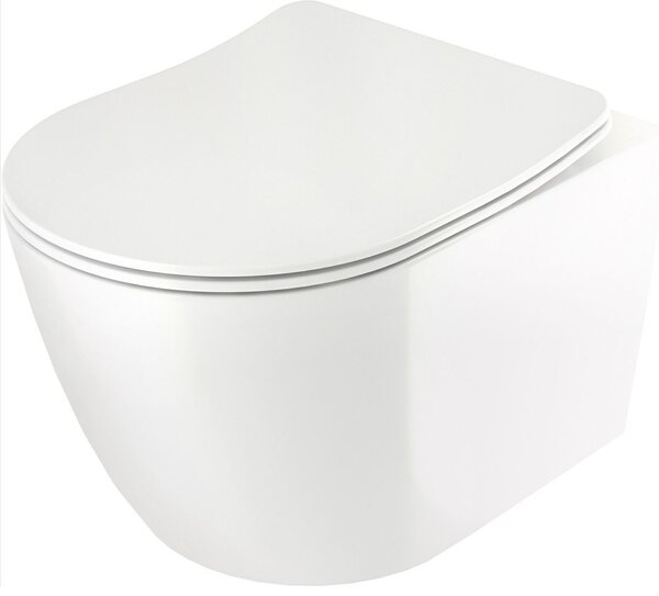 Camargue Paris Závěsné WC se sedátkem 2.0, 35 × 36 × 50 cm, bez splachovacího kruhu