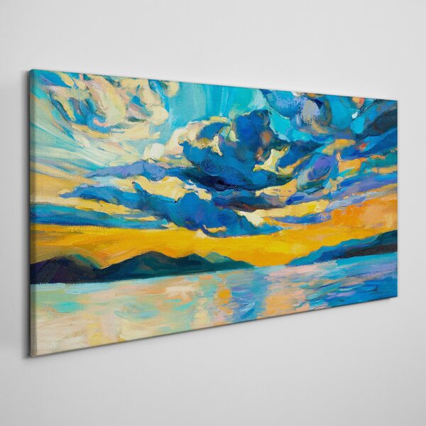 Obraz na plátně Obraz na plátně Moře západ slunce obloha