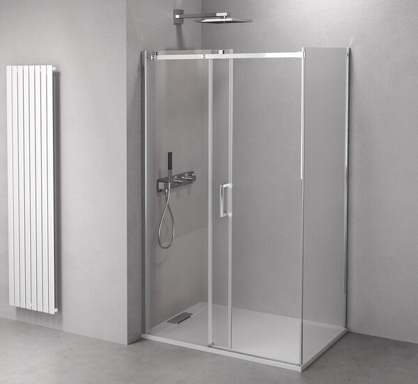 Polysan Sapho, THRON LINE SQUARE obdélníkový sprchový kout 1000x700mm, hranaté pojezdy