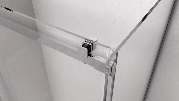 Polysan Sapho, THRON LINE SQUARE obdélníkový sprchový kout 1000x700mm, hranaté pojezdy