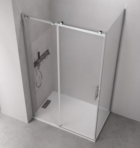 Polysan Sapho, THRON LINE SQUARE obdélníkový sprchový kout 1000x700mm, hranaté pojezdy
