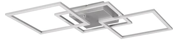 Trio Leuchten TRAIL LED stropní svítidlo stříbrné, 3550 lm, 31 W
