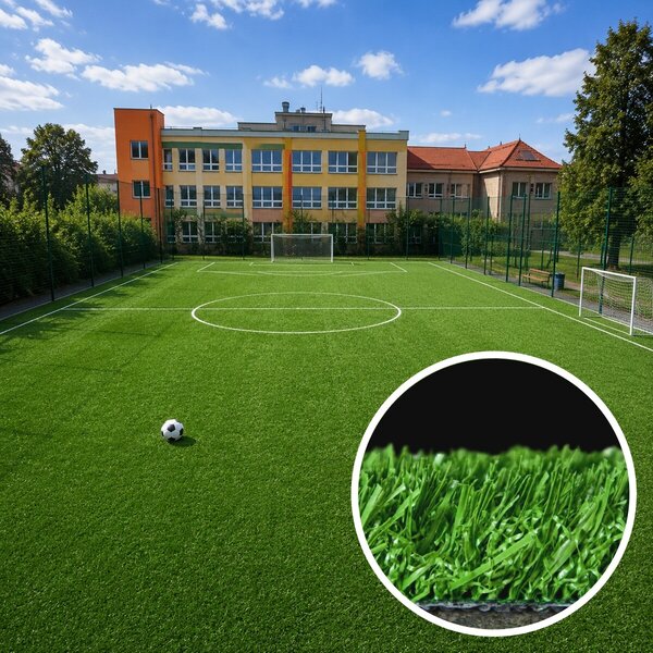 Multi-decor, Umělá tráva Fotbal, na míru, šíře 2m, zelená
