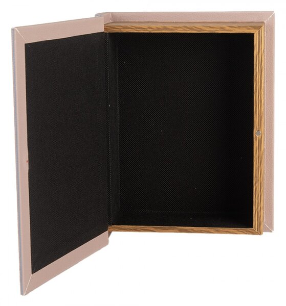 Sada 3 ks úložných boxů ve tvaru knihy s country motivem – 27x22 cm / 22x17 cm / 17x12 cm