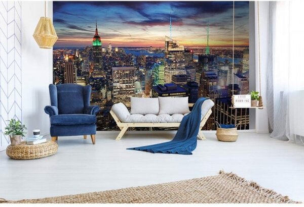 DIMEX | Vliesové fototapety na zeď Mrakodrapy v New Yorku MS-5-0014 | 375 x 250 cm| vícebarevná