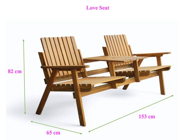 ZAHRADNÍ LAVICE dřevo Prestige Home - Online Only zahradní nábytek, Online Only