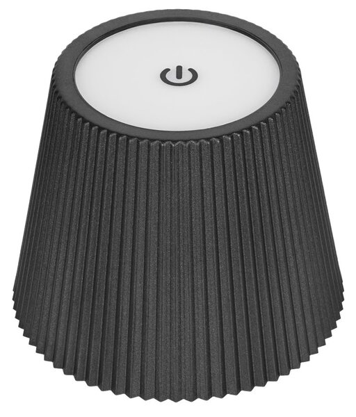 Stolní lampa REBEL RB-6304-B , dotyková, regulace, USB-C, černá