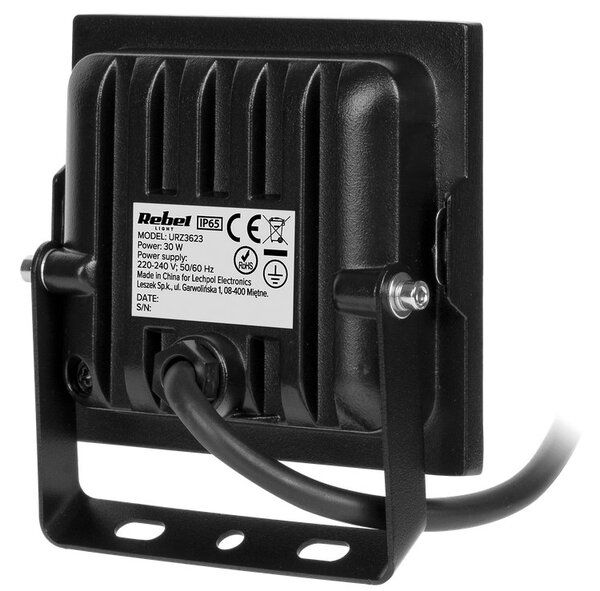 Reflektor LED REBEL URZ3623 30W 6500K, 230V (42x2835 SMD)
