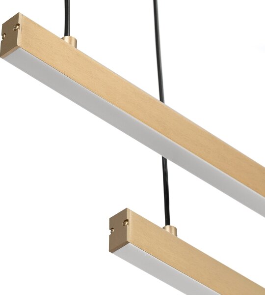 Argon 8839 - LED Lustr na lanku MIAMI LED/74W/230V 3000K zlatá