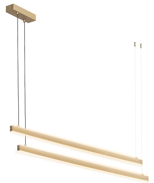 Argon 8839 - LED Lustr na lanku MIAMI LED/74W/230V 3000K zlatá