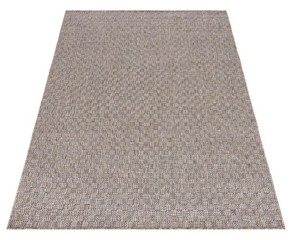 Makro Abra Kusový koberec venkovní VERANDA KM26A Sisalový hnědý Rozměr: 120x170 cm