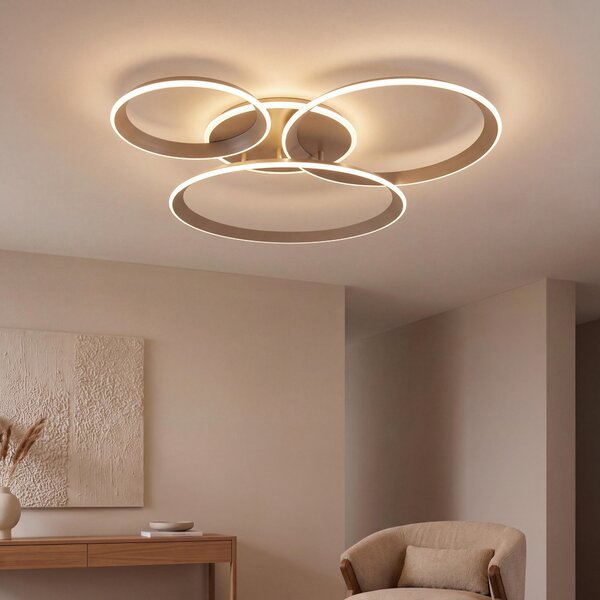 STROPNÍ LED SVÍTIDLO, 96/84/10 cm Dieter Knoll - Stropní svítidla