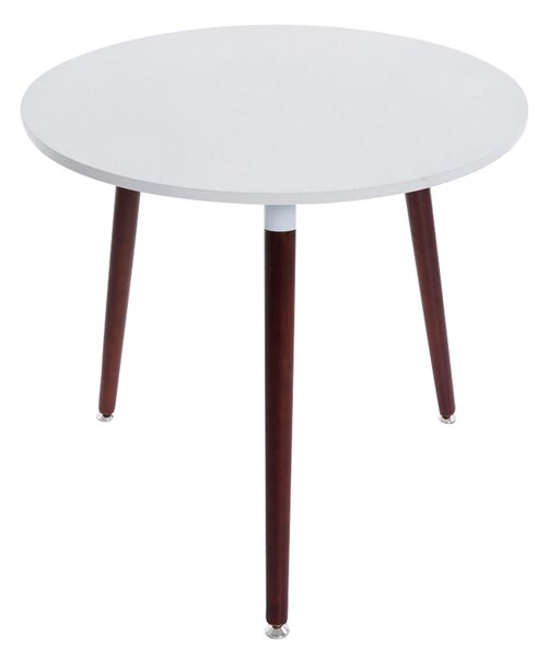 Jídelní stůl kulatý Angar, nohy tmavě hnědé ~ v75 x Ø80 cm Barva Tmavě hnědá