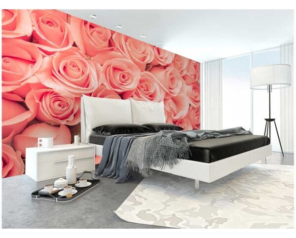 DIMEX | Vliesové fototapety na zeď Růže MS-5-0133 | 375 x 250 cm| růžová