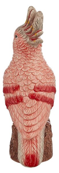 LORA Dekorace papoušek 32 cm - sv. růžová