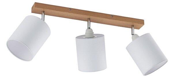 Stropní Lampa Lindby, Imarin, stmívatelné, Dřevo, Obývací pokoj, Dřevo, Skandinávský