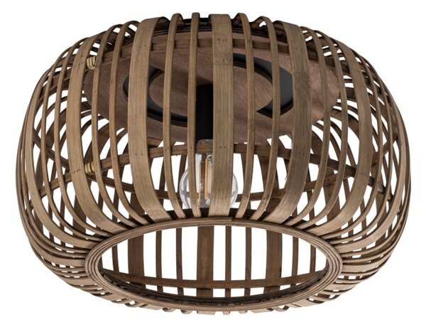 Stropní Lampa Lindby, Canyana, stmívatelné, Dřevo, Obývací pokoj, Dřevo, Venkovský / rustikální