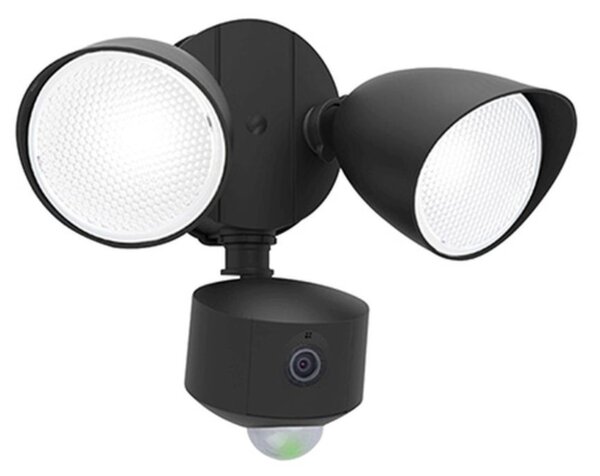 Lutec 7622220012 LED venkovní nástěnné svítidlo Draco, senzor, kamera 1x19W | 1200lm | 5000K | IP44 - černá