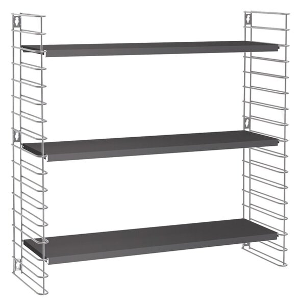 3patrový regál Metaltex Libro, šířka 70 cm