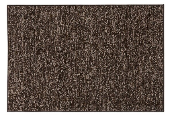 Dekorativní žíhaný koberec čokoládová 60x110 cm