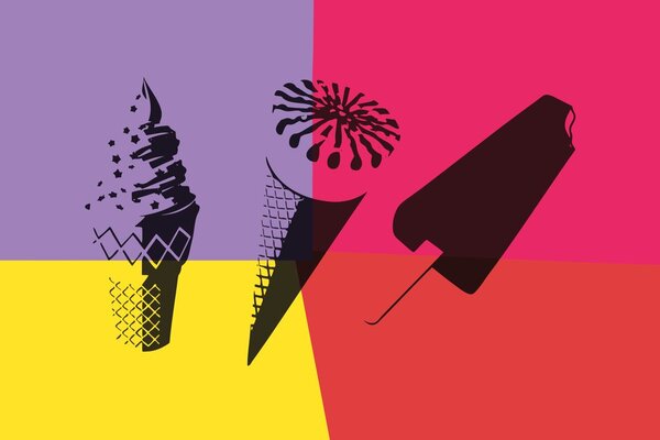 Tapeta letní pop art