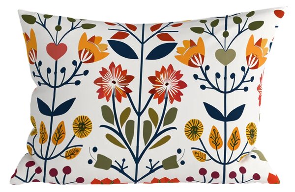 Sada povlečení z polybavlny FOLKLORIA POLY barevné + povlak na polštář 50 x 70 cm ZDARMA