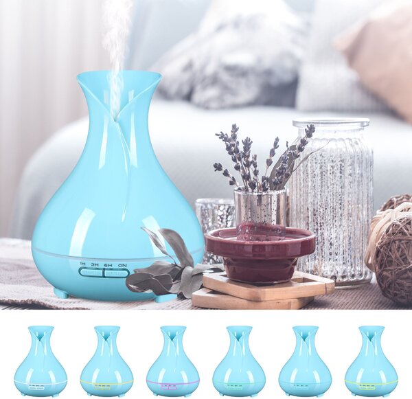 Aroma difuzer Vulcan modrý lesk 350ml SIXTOL