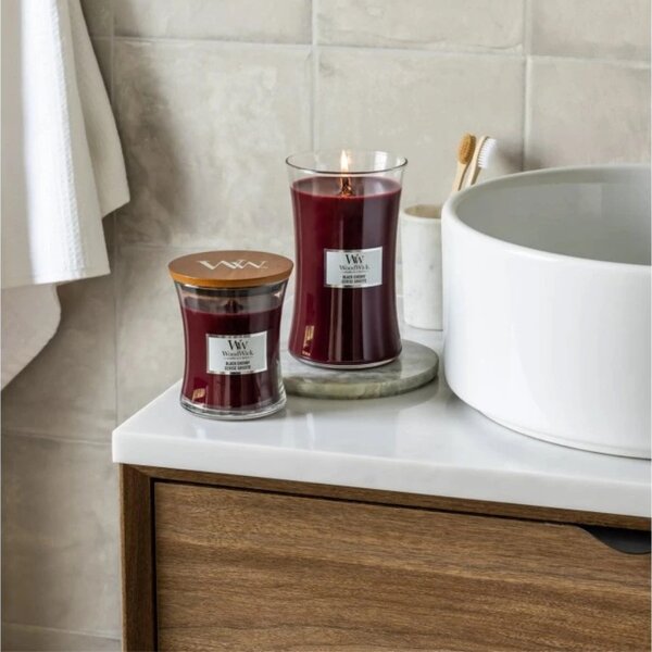 WoodWick Malá vonná svíčka Woodwick, Black Cherry