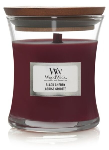 WoodWick Malá vonná svíčka Woodwick, Black Cherry