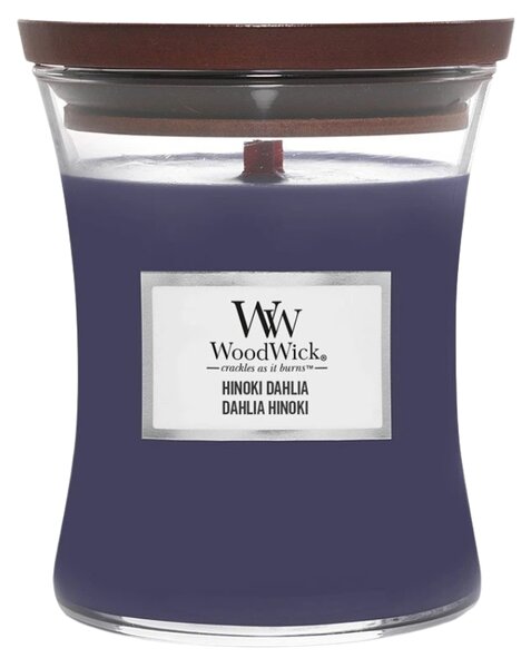 WoodWick Malá vonná svíčka WoodWick, Hinoki Dahlia