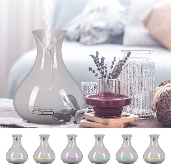 Aroma difuzer Vulcan šedý lesk 350ml SIXTOL