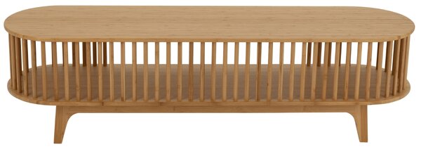 J-line Dřevěný TV stolek Vertical 150 x 40 cm