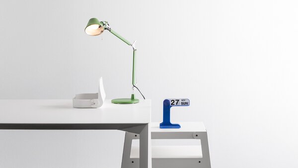 Artemide AS01180058 Tolomeo Micro tavolo, zelená stolní lampa, 1x6W LED E14, 45+37cm