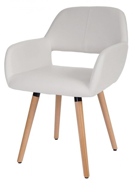 Jídelní retro židle Altena2 Barva Bílá
