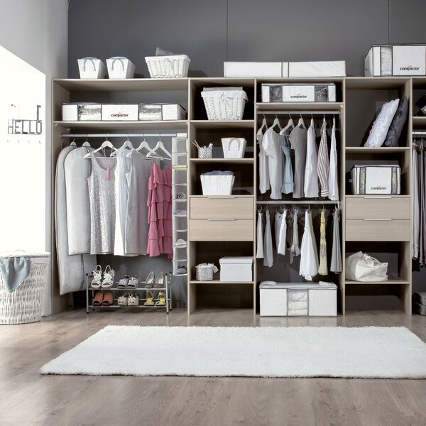 Sada vakuových úložných boxů Compactor Life, 1 x M 125 litrů, 1 x XXL 210 litrů