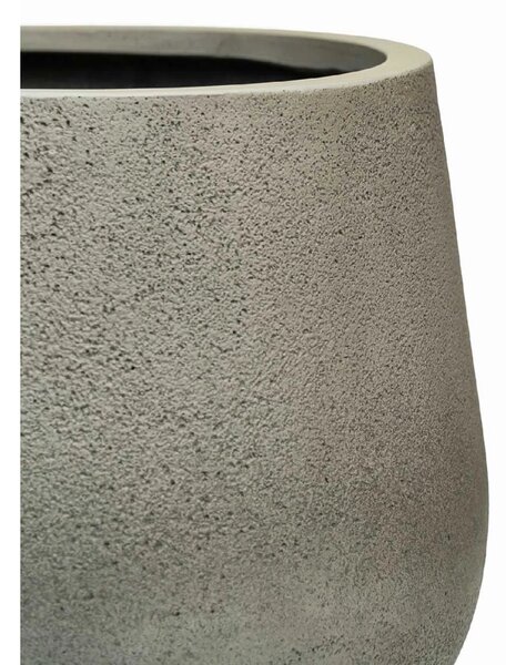 Květináč GIRAR, sklolaminát, výška 37 cm, tmavě šedá