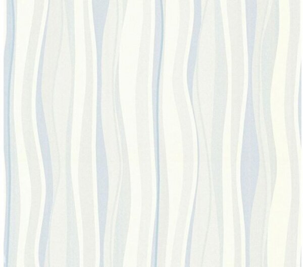 A.S. Création | Vliesová tapeta na zeď X-Ray 34275-1 | 0,53 x 10,05 m | modrá, krémová, metalická