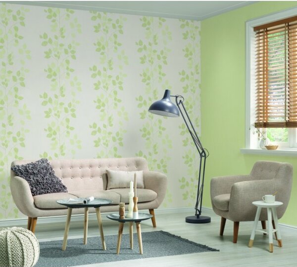 A.S. Création | Vliesová tapeta na zeď Happy Spring 34762-5 | 0,53 x 10,05 m | zelená