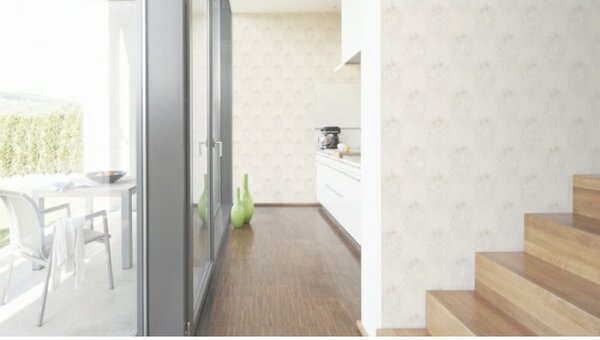 A.S. Création | Vliesová tapeta na zeď Chateau 34499-5 | 0,53 x 10,05 m | šedá, metalická