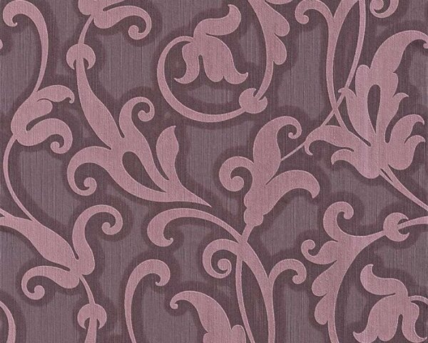 A.S. Création | Vliesová tapeta na zeď Tessuto 95490-5 | 0,53 x 10,05 m | metalická, fialová