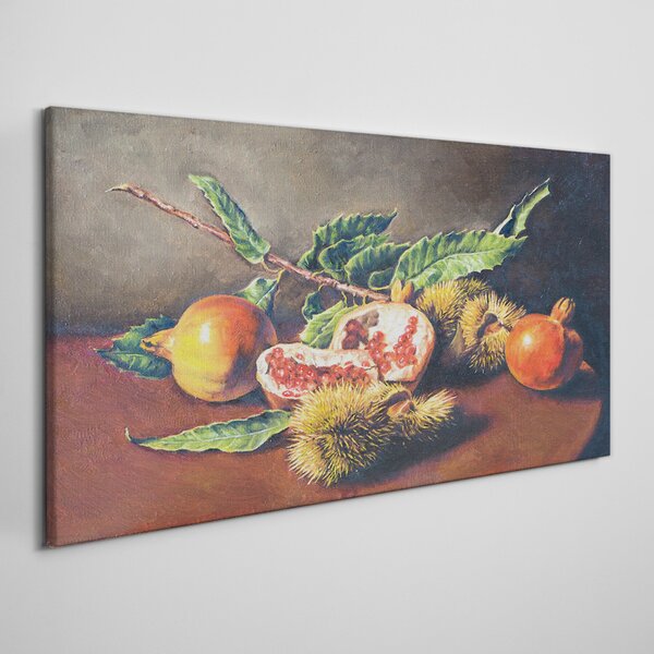 Obraz na plátně Obraz na plátně Ovocný větev granátové jablko