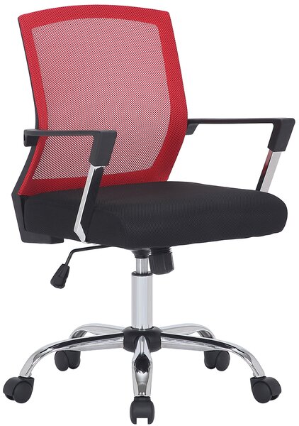 Kancelářská židle Louth - síťovaná | červená