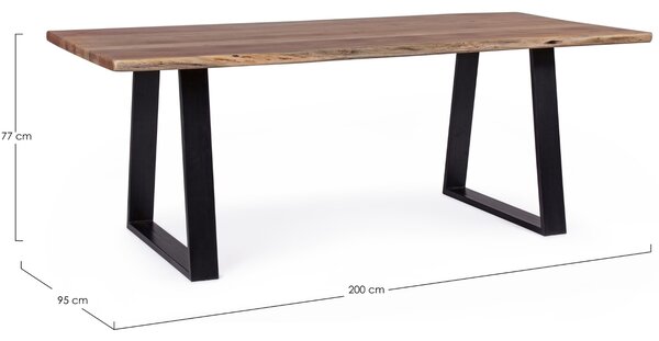 -25 % Dny MOMENTI– Bizzotto Dřevěný jídelní stůl Artur 200 x 95 cm
