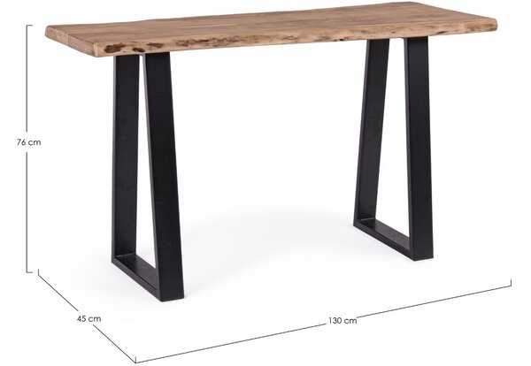 Bizzotto Dřevěný toaletní stolek Artur 130 x 45 cm