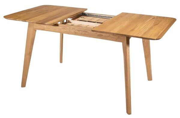 FormWood Dubový rozkládací jídelní stůl Orlando 120/158 x 80 cm