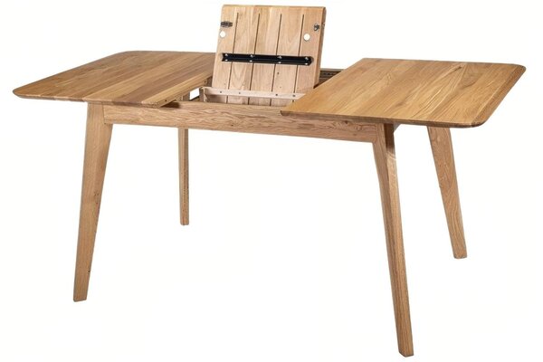FormWood Dubový rozkládací jídelní stůl Orlando 120/158 x 80 cm