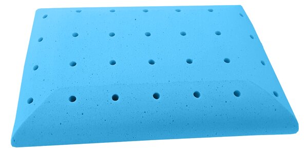 Bazyl.cz 2ks - Polštář z paměťové pěny BLUE ICE 12cm - 40 x 60 cm