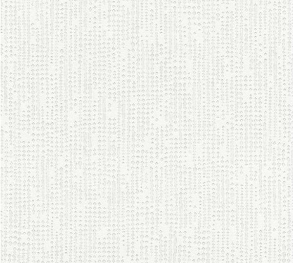 A.S. Création | Přetíratelná vliesová tapeta na zeď Meistervlies 35428-1 | 0,53 x 10,05 m | bílá přetíratelná