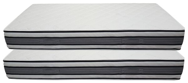 Bazyl.cz Matrace APOLLO 100% přírodní LATEX + KOKOS 7 zón 27cm - 90x200cm AKCE 1+1